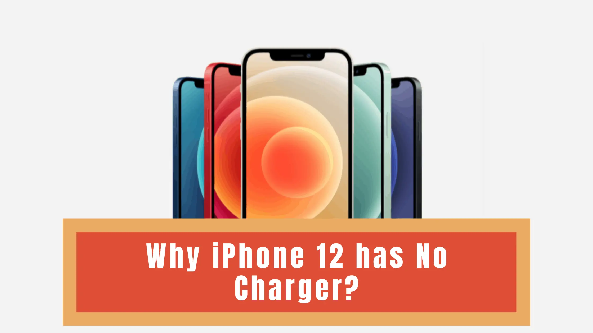 Why iPhone 12 has No Charger