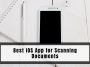 Best iOS App for Scanning Documents