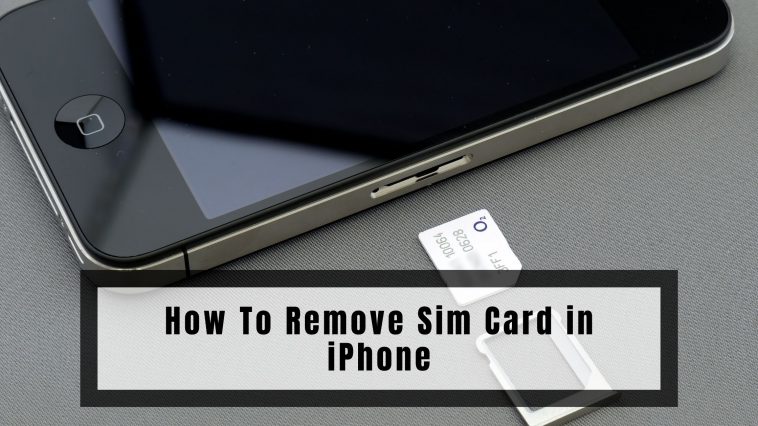 How To Remove Sim Card in iPhone