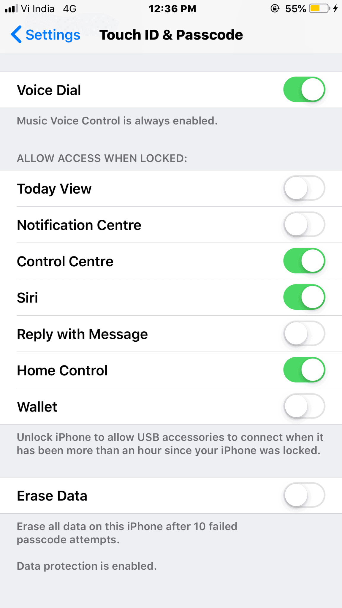 iphone lock screen shortcut