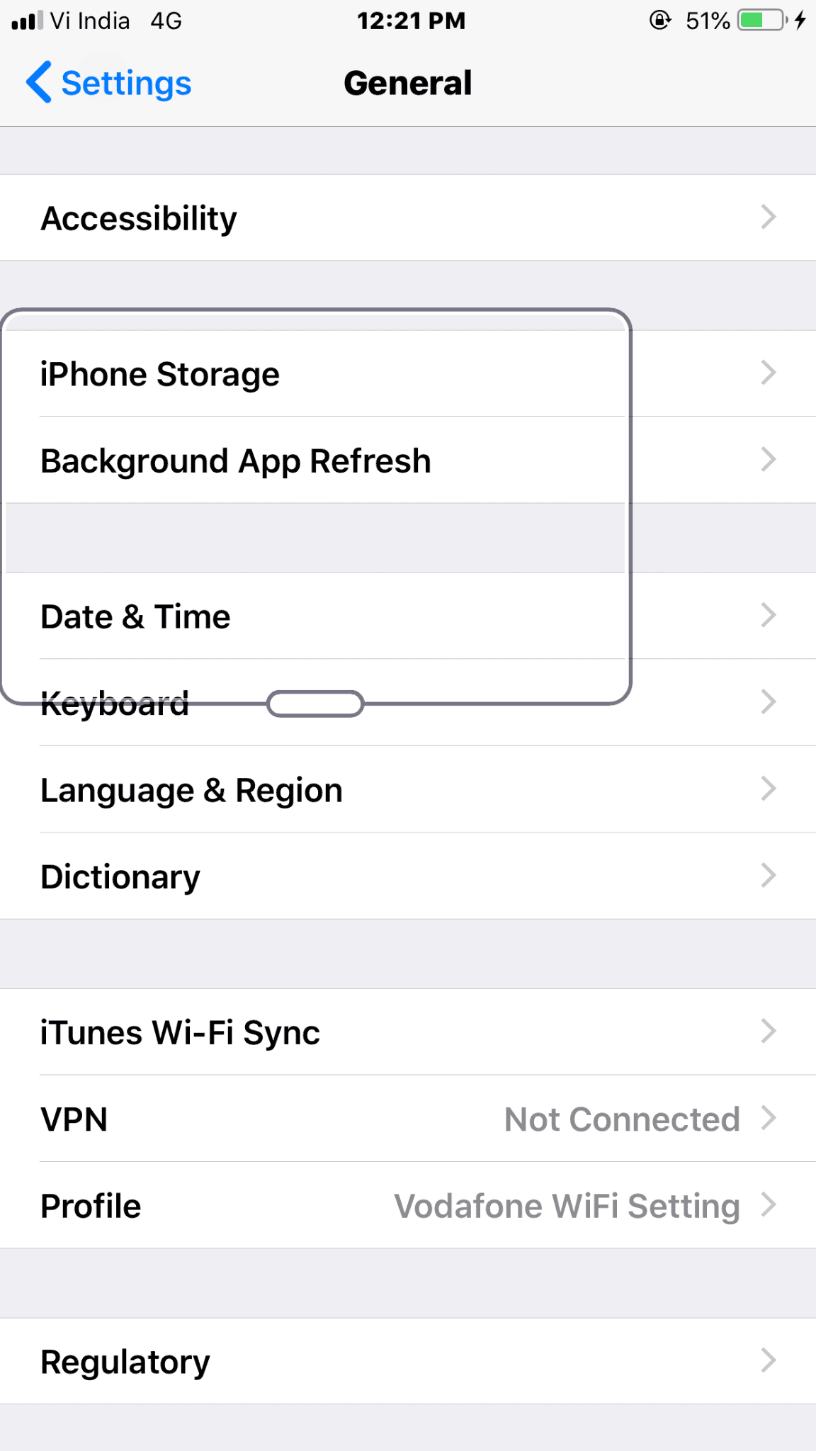 what is other storage on iphone