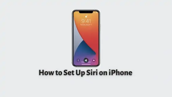 How to Set Up Siri on iPhone