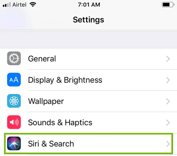 how to set up siri on iphone 11