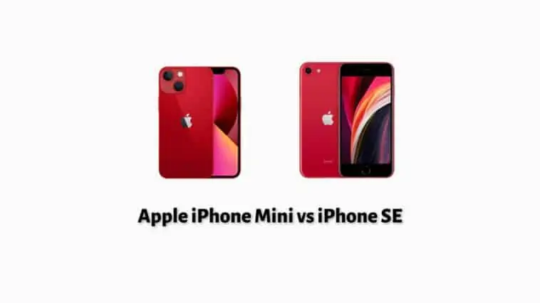 Apple iPhone Mini vs iPhone SE