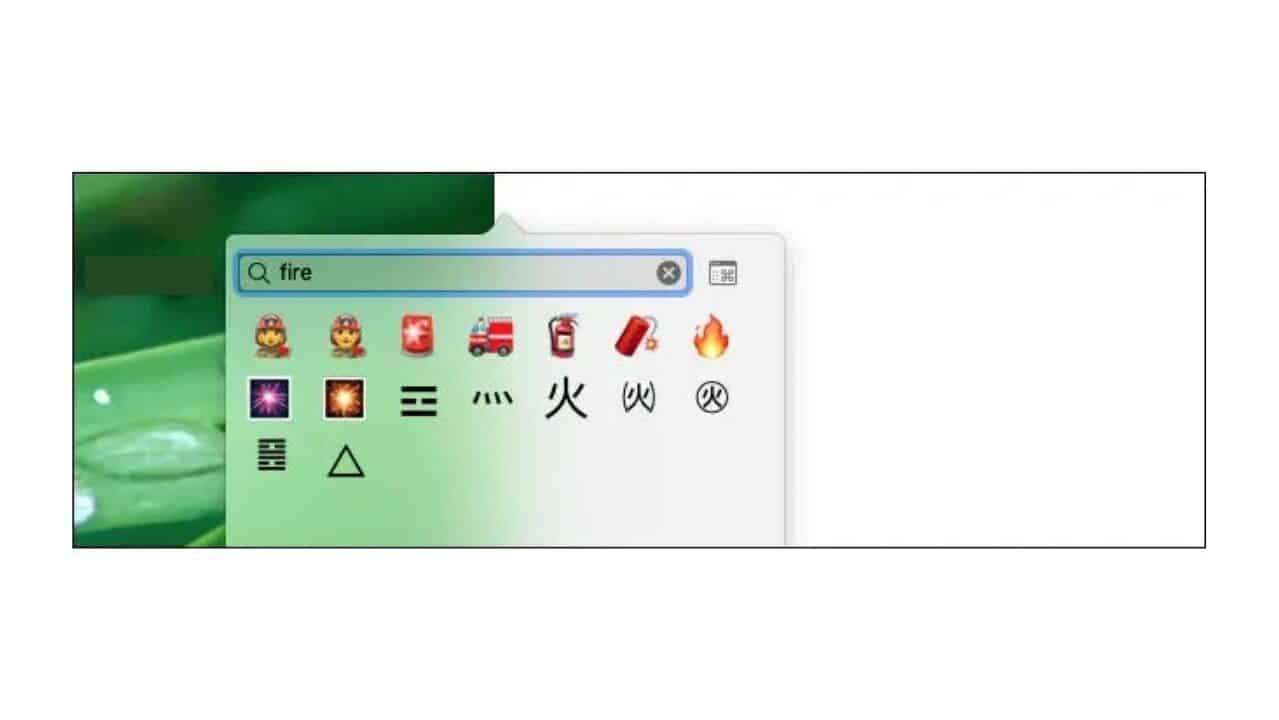 how do you use emojis on mac book air