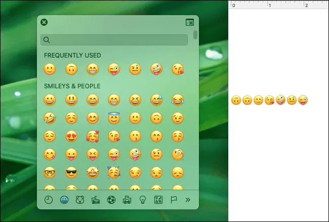 how to use emojis on macbook pro