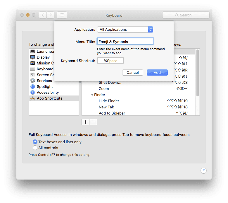 how to update emoji keyboard on mac
