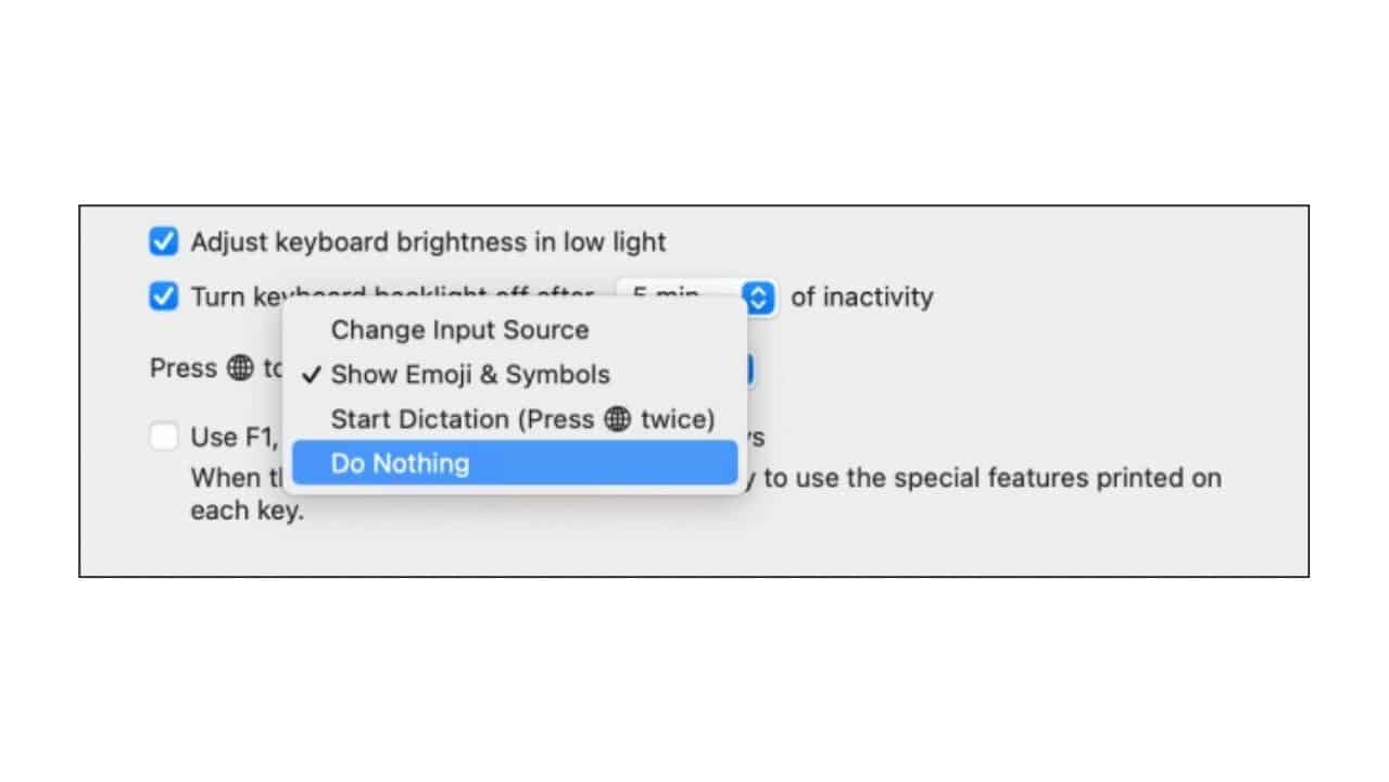 mac emoji keyboard shortcut not working