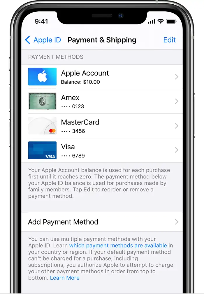 What to do when Apple pay has Declined