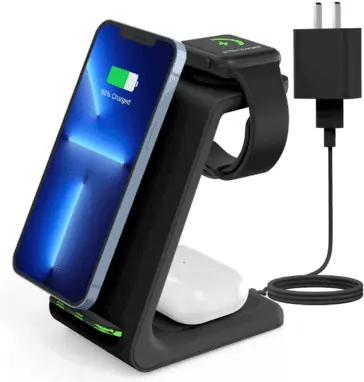  GEEKERA 3 in 1 Wireless Charger Dock Station