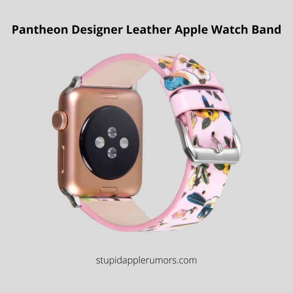 Pantheon Designer Leather Apple Watch Band