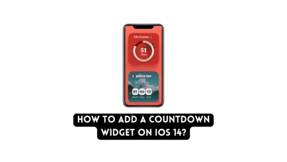 How to add a countdown widget on iOS 14