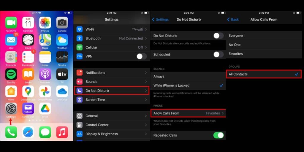 how to block no caller id calls on iphone 11