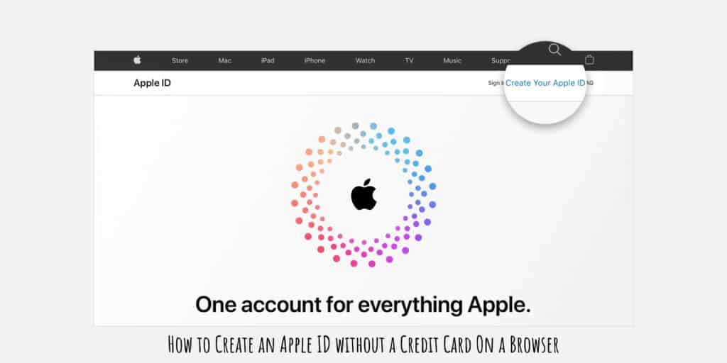 create apple id without phone number