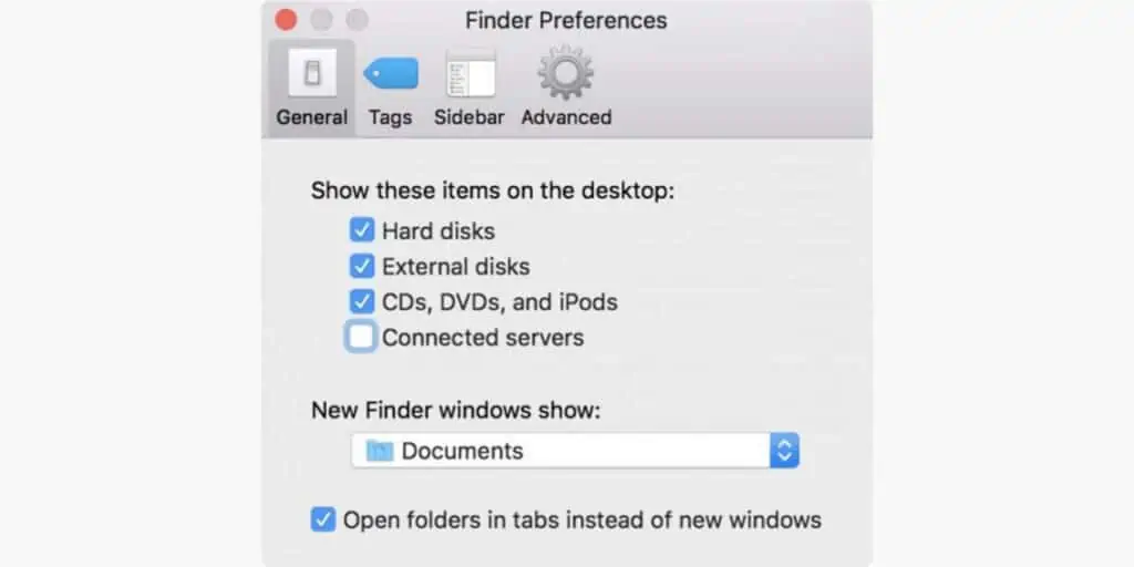how do i restore desktop icons on mac