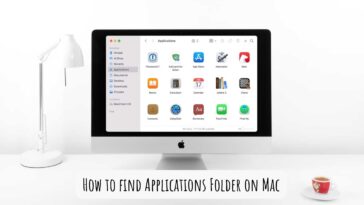 How to find Applications Folder on Mac