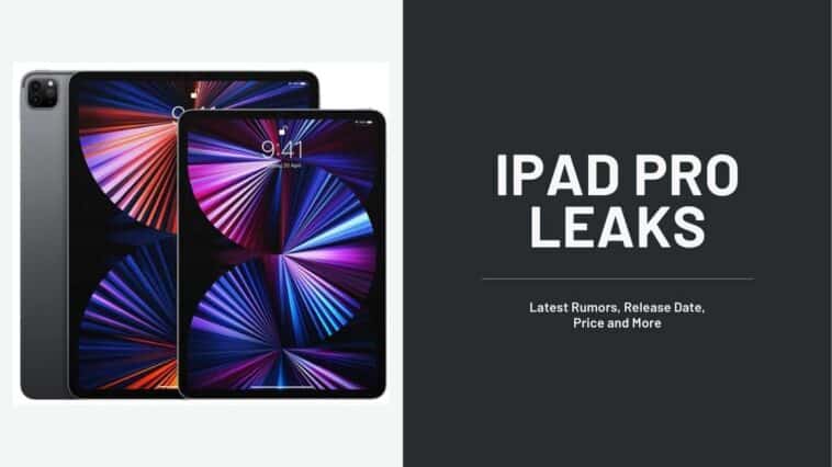 iPad pro leaks
