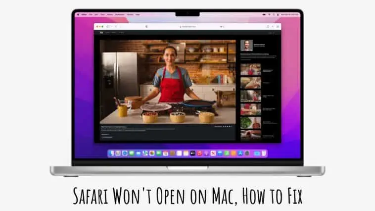 Safari Won't Open on Mac, How to Fix