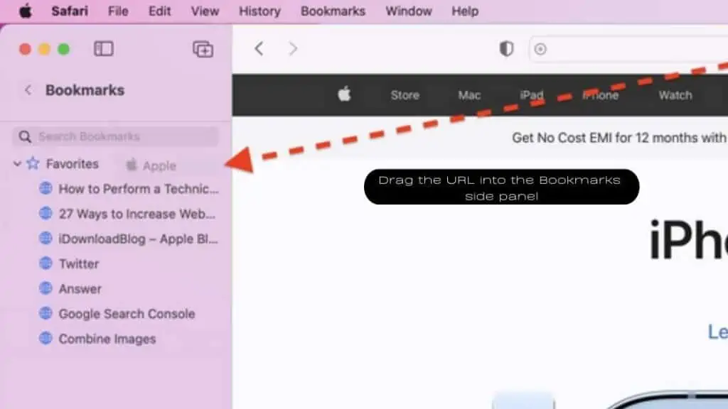How To Remove, Add Or Edit Bookmarks on a MacBook