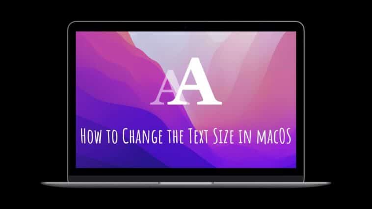 How to Change the Text Size in macOS