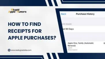 How to find receipts for Apple Purchases
