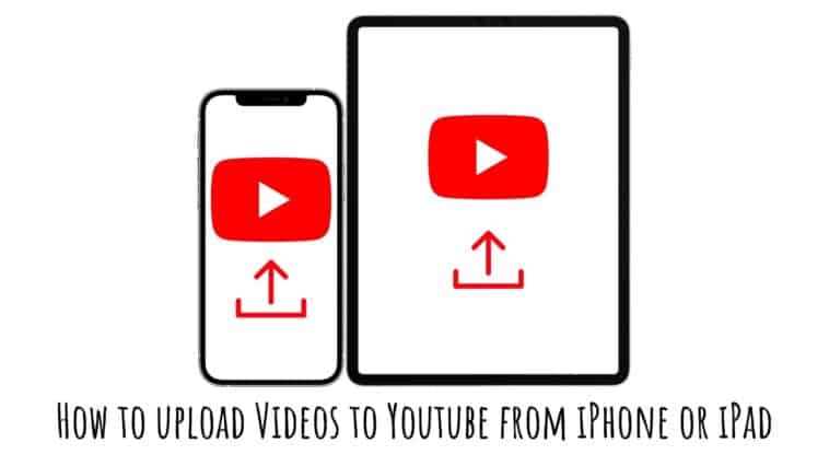 How to upload Videos to Youtube from iPhone or iPad