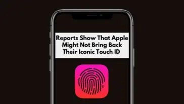 Apple Won't bring back Touch ID