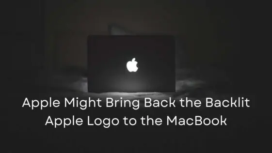 Backlit Apple Logo