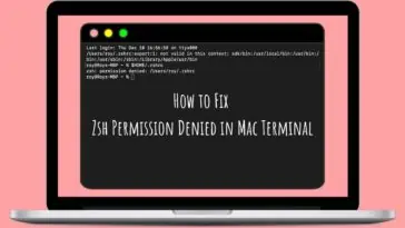 How to Fix Zsh Permission Denied in Mac Terminal