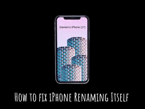 How to fix iPhone Renaming Itself