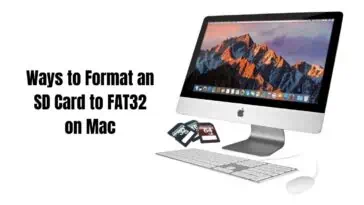 Ways to Format an SD Card to FAT32 on Mac