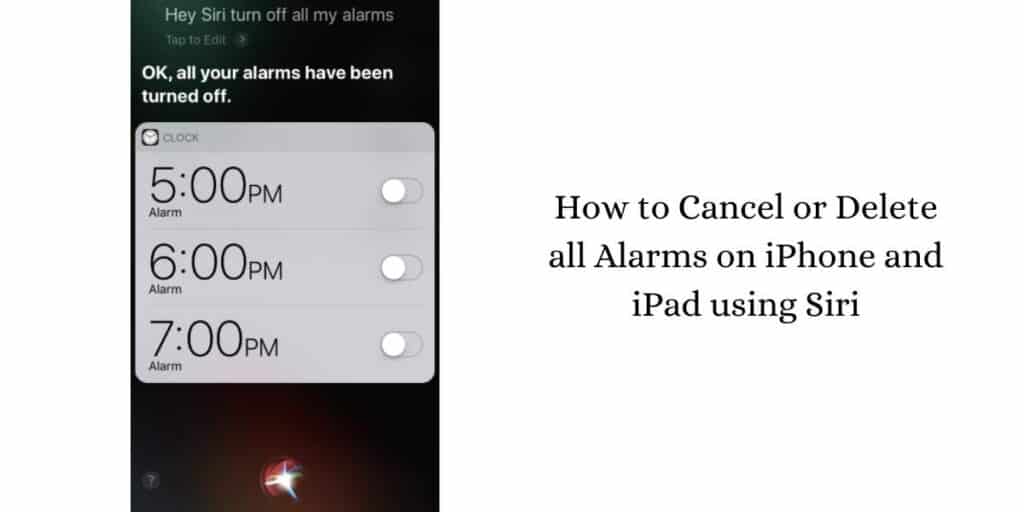 How to Cancel or Delete all Alarms on iPhone