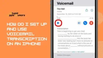 How Do I Set Up and Use Voicemail Transcription on an iPhone