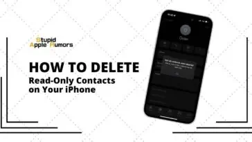 How to Delete Read-Only Contacts on Your iPhone