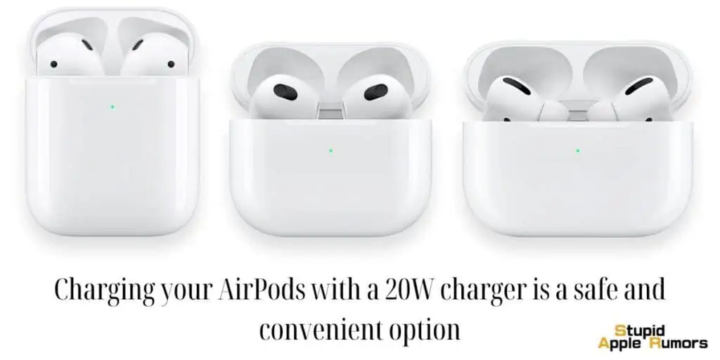 Can I Use a 20W Charger to Charge My AirPods