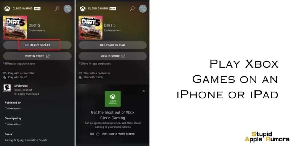 How to Play Xbox Games on an iPhone or iPad