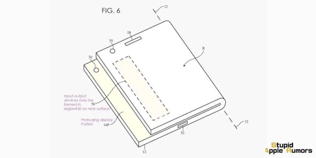 Apple Flip iPhone folding screen patent