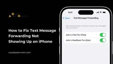 How to Fix Text Message Forwarding Not Showing Up on iPhone