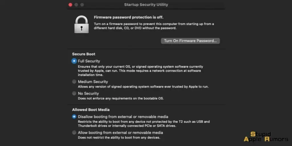 how to Unblock the Access to Safe Mode using Startup Security Settings