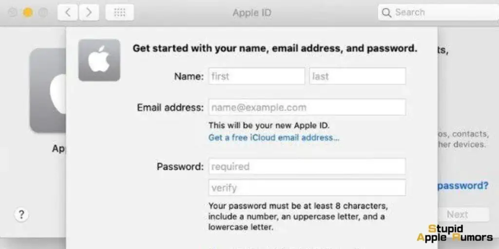 How to Create an Apple ID on your Mac