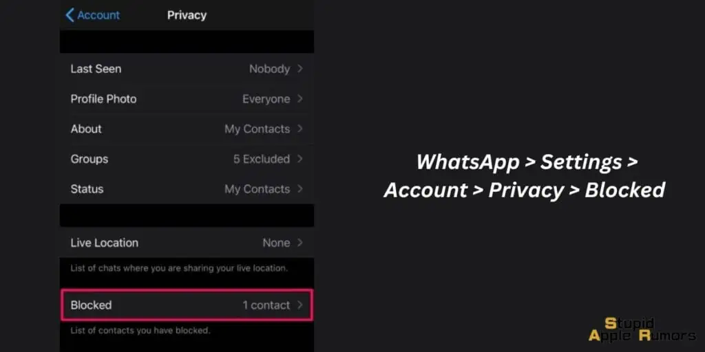 How to Unblock Someone on WhatsApp for iPhone?