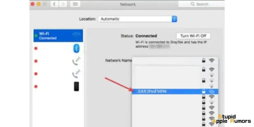 How to Share VPN from iPad to Mac