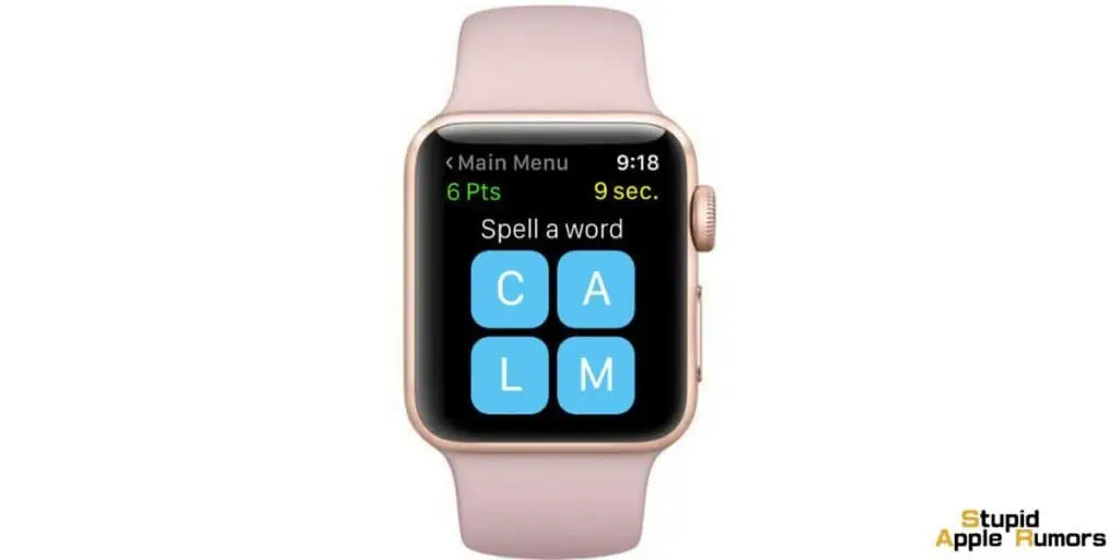 Best word game for Apple Watch