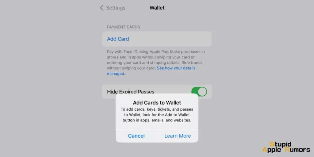how to add a new card to apple pay