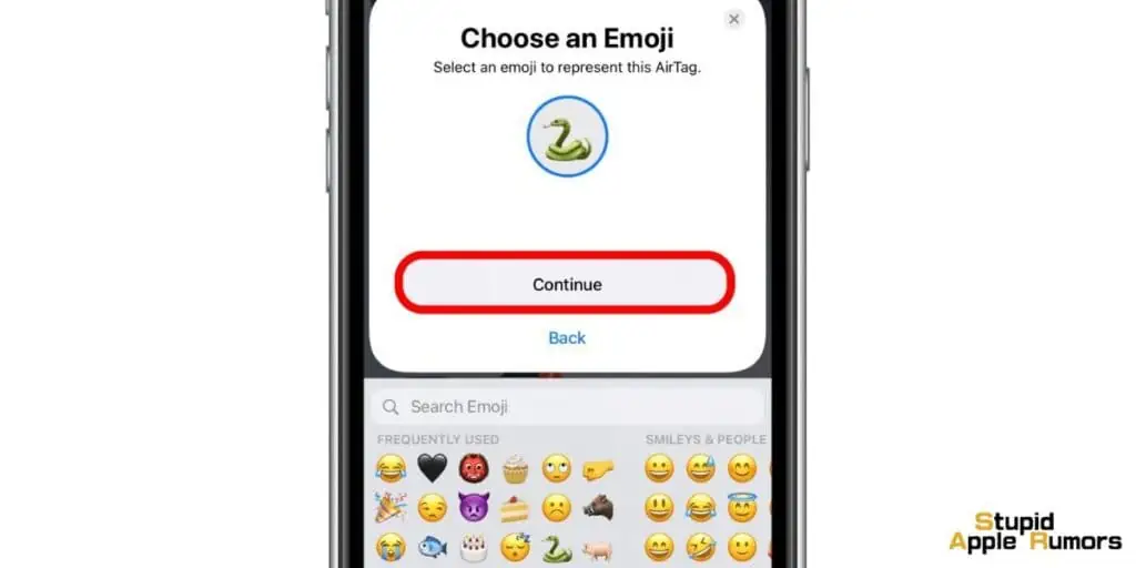 How to Add an Emoji to My AirTag Name?