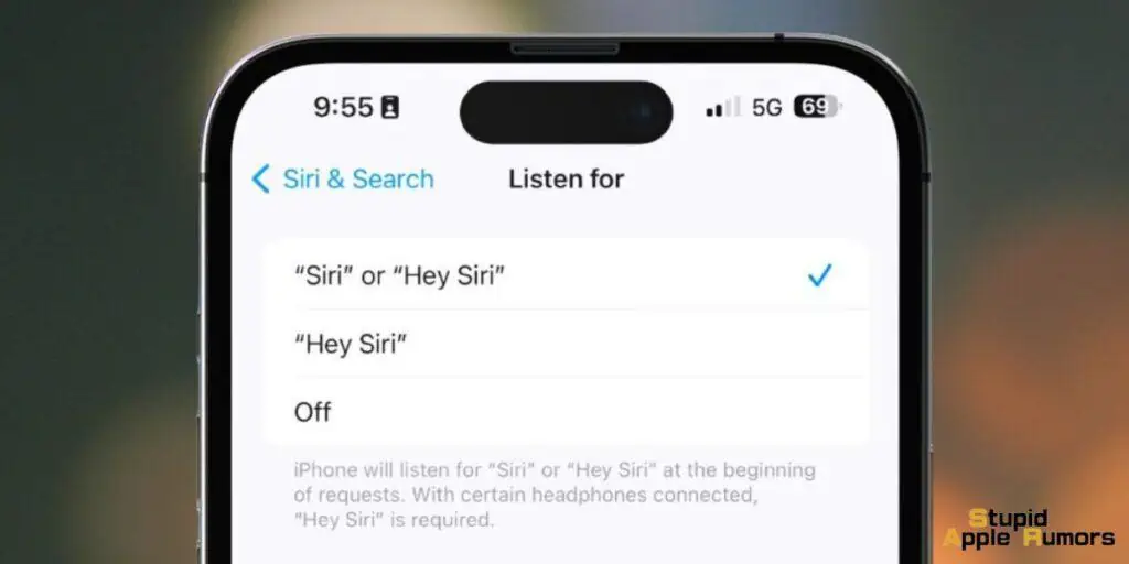 How to activate Siri without saying "Hey Siri" in iOS 17?