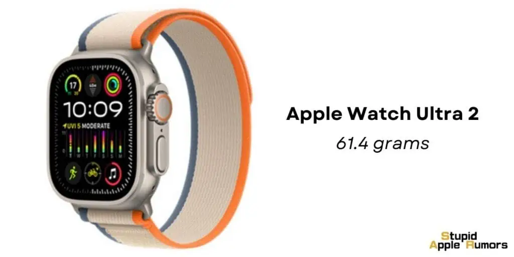How much does Apple Watch Ultra 2 Weigh?