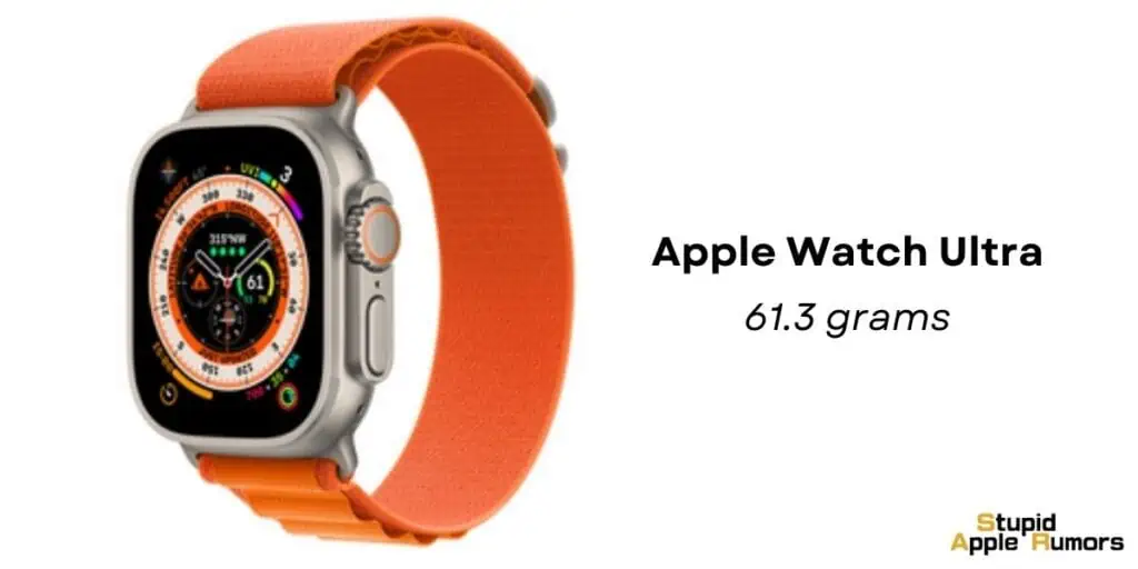 How much does Apple Watch Ultra Weigh?