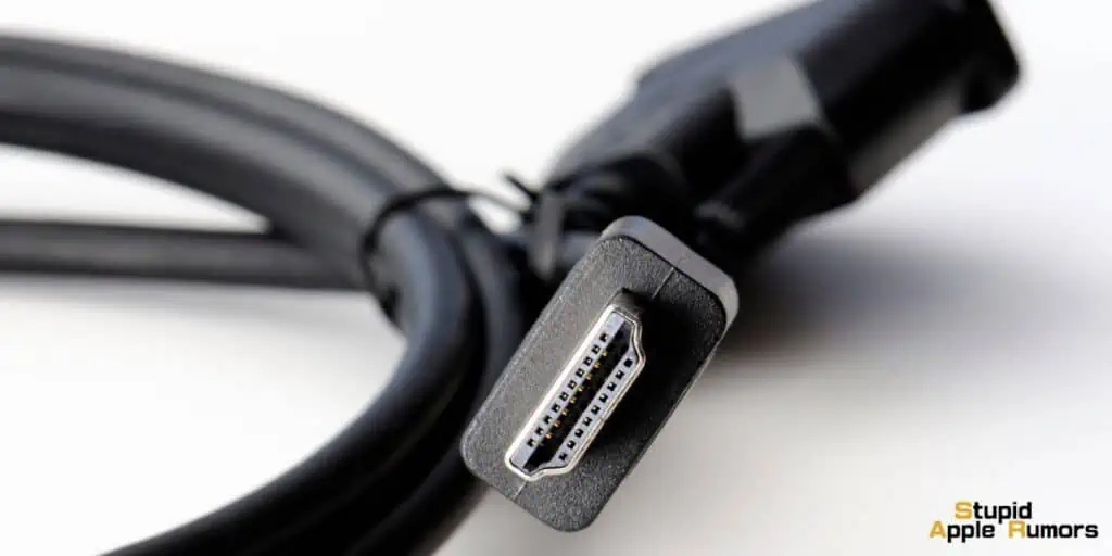 use a new HDMI cable to fix Apple TV not connecting to Bravia TV
