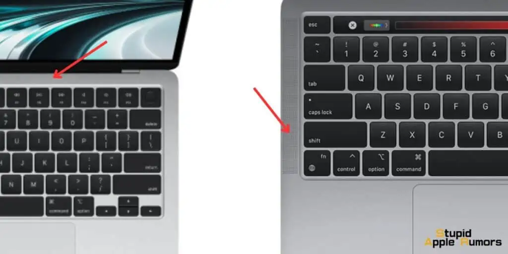 Where is the Microphone on the M2 Macbook Pro & M2 Macbook Air?